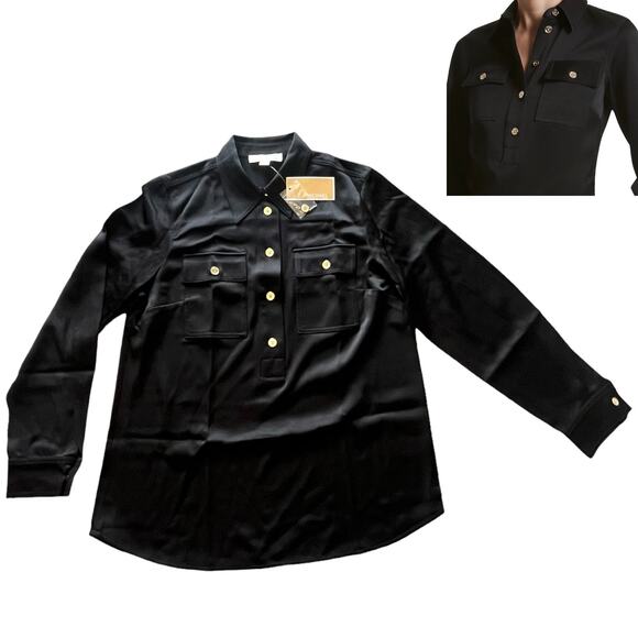 Black Gold  Casual Long Sleeve Shirt 43992 main image 1